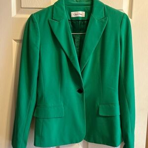Calvin Klein Vibrant Green Women's Blazer